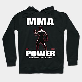 MMA Power Design for the Mixed Martial Artist Hoodie